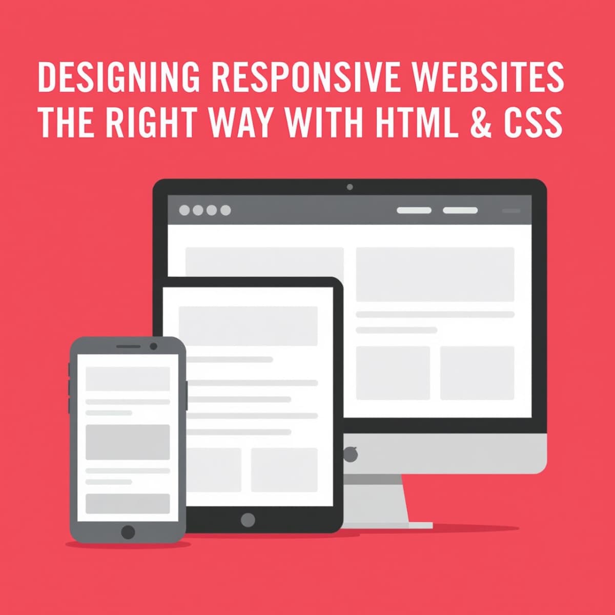Designing Responsive Websites the Right Way with HTML & CSS