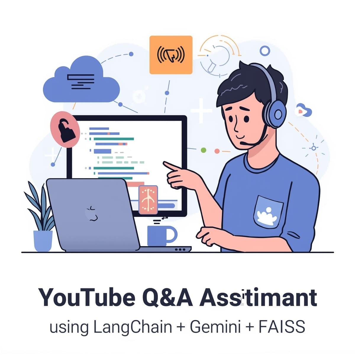 Building a YouTube Q&A Assistant using LangChain, Gemini Embeddings