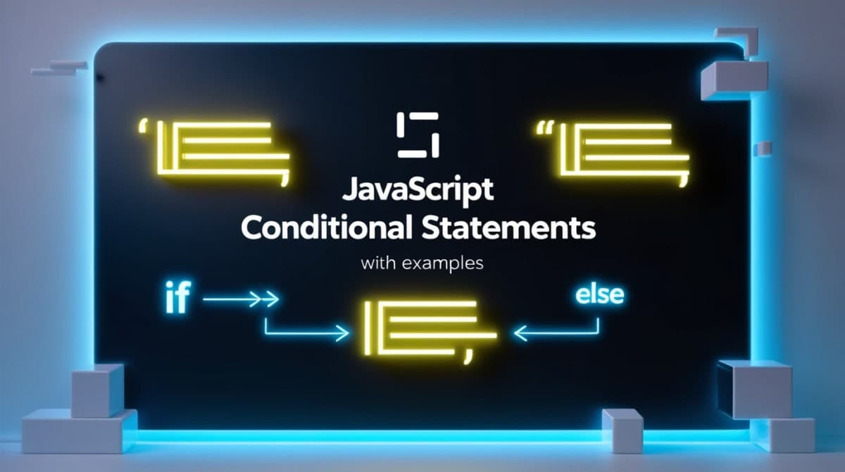 JavaScript Conditional Statements with examples