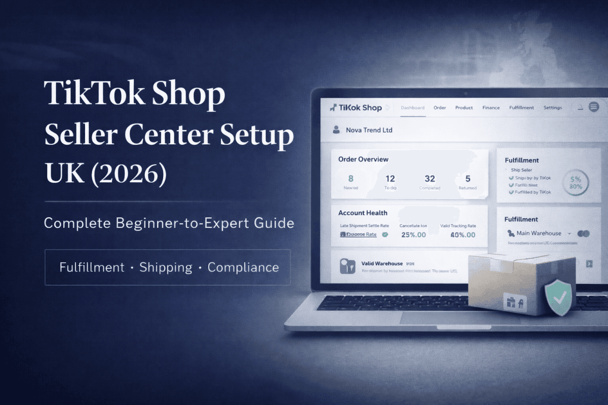 TikTok Shop Seller Center Setup UK (2026): Complete Beginner-to-Expert Guide